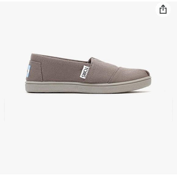 SOLD Toms Ash Grey Alpargatas - Picture 2 of 6